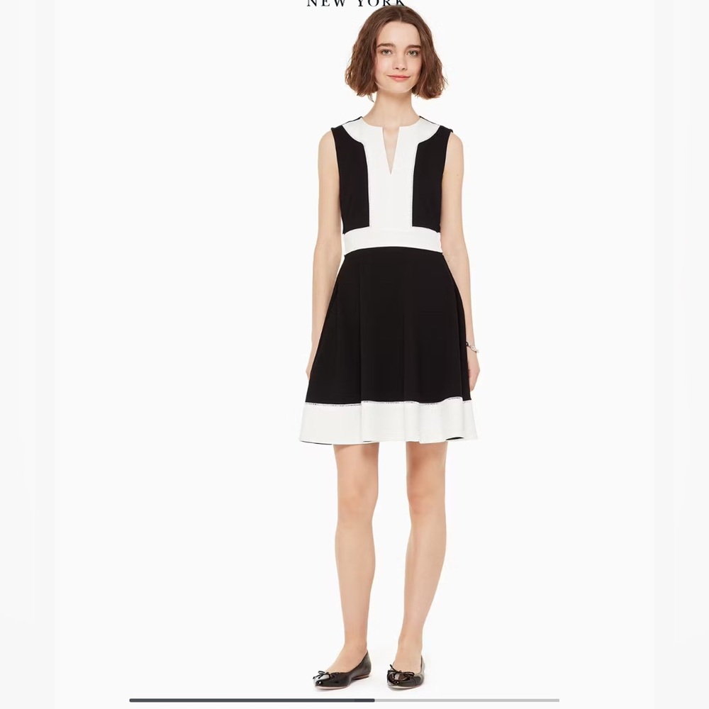 ♠️kate spade Colorblock Ponte Dress